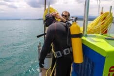 25 metrede temizlik: Sapanca Gölü'nde su hattı operasyonu