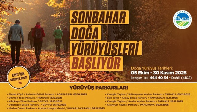 Doğa tutkunları büyükşehirle yürüyüşlere başlıyor