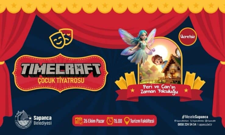 Sapanca Belediyesi’nden Çocuklara Eğitici Çocuk Tiyatrosu