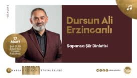 Sakarya'da Ramazan Kültür Sanat Takvimi Şiir Dinletisiyle Noktalanıyor
