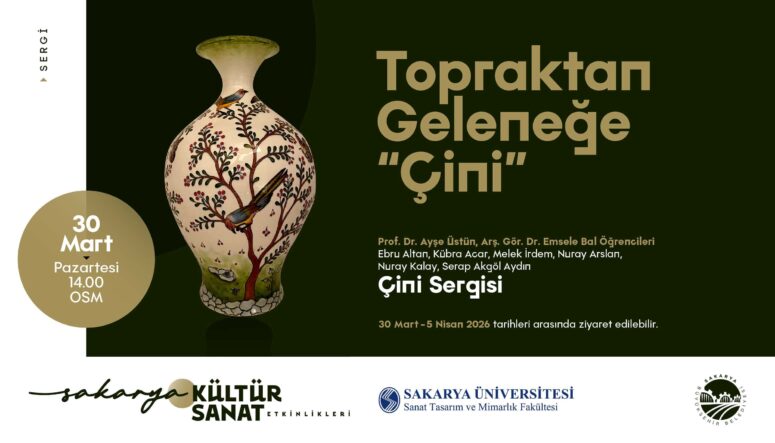 OSM'de Sakarya Üniversitesi Öğrencilerinin Çini Eserleri Sanatseverlerle Buluşuyor