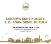 Sakarya Kent Konseyi'nin 5. Genel Kurulu Yeni Dönem İçin Toplanıyor