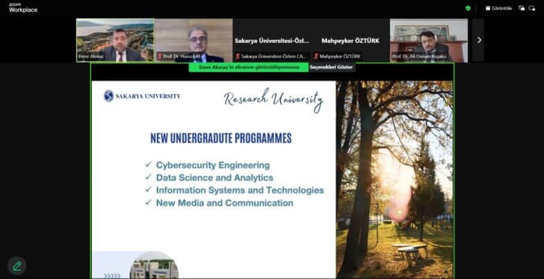 Sakarya Üniversitesi ve Uluslararası Saraybosna Üniversitesi Ortak Proje ve Akademik Destek Olanaklarını Görüştü